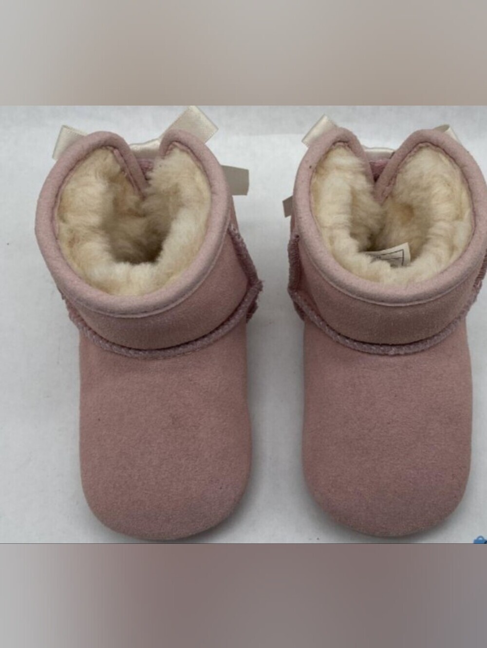 UGG® Baby Girls' Jesse Bow II Booties Size Small 2/3 NIB MSRP $75 - Picture 8 of 13